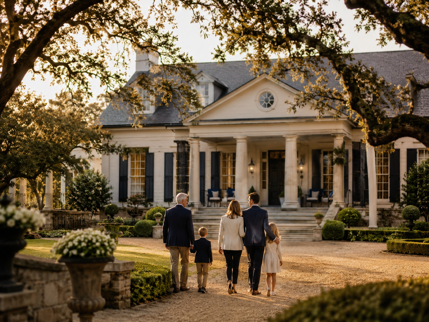 Professionals coordinating a property transition
