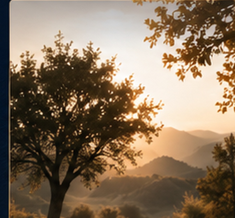 Sunlit landscape representing health, longevity, and future planning